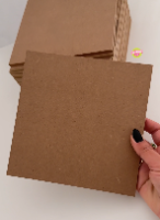 10 יחידות משטח MDF גודל 19/19 ס''מ