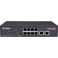 סוויץ' ל-8 ערוצים  Provison PoES-08120C plus 2 10/100 POE