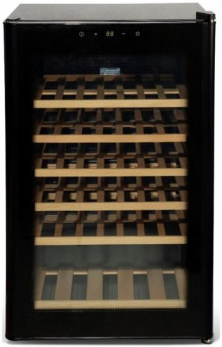 מקרר יין מעוצב ל-49 בקבוקים עם מדחס ומדפי עץ Fujicom FJ-WC49B-E