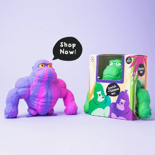 משחרר לחצים ענק גורילה Stretchy Gorilla XL – מיקס צבעים