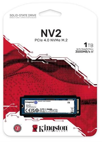 דיסק פנימי Kingston NV2 1TB NVME GEN 4.0 4X4 M.2 2280