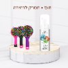 מוס 1 + מסרק תלתלים צבע אקראי - MYC - מוס לעיצוב תלתלים מושלמים