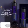 כחול מטאלי לא נטען usb קבוע - קוטל יתושים אלחוטי עם תאורת לילה בעיצוב מודרני - Xiaomi