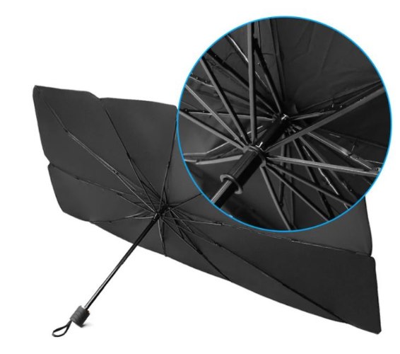 מגן שמש לרכב - דגם מטרייה