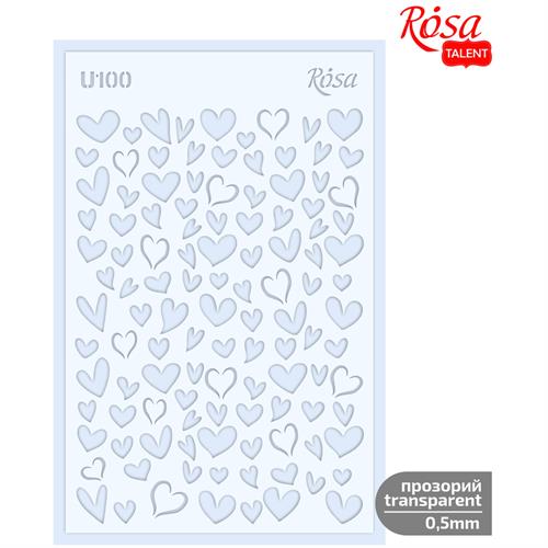 שבלונה פלסטיק רוסה 13/20 ס"מ אהבה 100