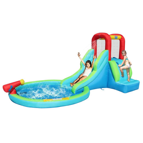 הפי הופ - מגלשת מים עם בריכה לפעוטות - HAPPY HOP 9452