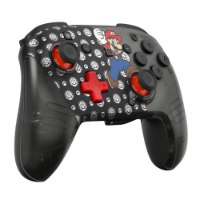 בקר גיימינג אלחוטי עבור Turtle Beach Rematch Wireless Controller Super Mario Jump Nintendo Switch 2 – בקר יחיד שחור-שקוף