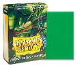 Matte Apple Green - Dragon Shield Matte Sleeves Japanese Size סליבים לשמירה על קלפים בכל הצבעים 60 יחידות