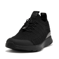 נעלי ספורט סרוגות שחור מטאל פופ FitFlop | FG7-545