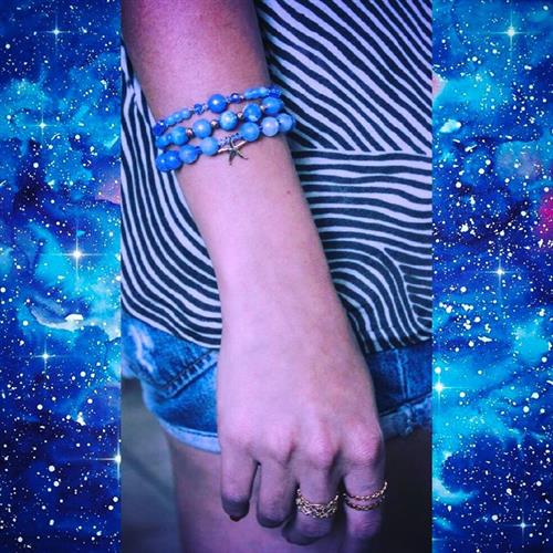 Ocean Blue Trio Bracelets
