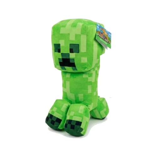 בובת פרווה מיינקראפט קריפר 28 ס"מ - Minecraft Creeper Plush 28cm