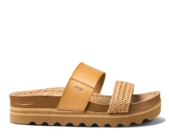 CI9863 Cushion Vista Hi Natural Braid כפכפי ריף פלטפורמה