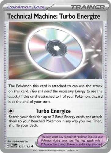 קלף בודד single פוקימון - technical machine : turboenergize - Paradox Rift - 179/182