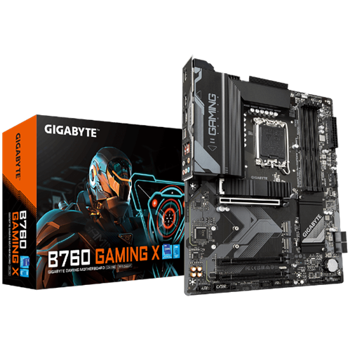 לוח למעבדי אינטל Gigabyte B760 Gaming X DDR5 ATX LGA1700