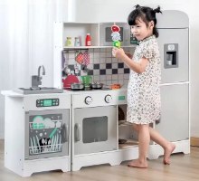 מטבח לילדים מעץ אלקטרוני ניר W10C610 מאת בית העץ
