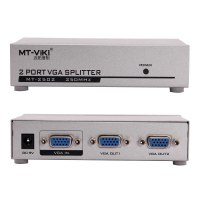 מפצל- VGA - 2 Port VGA Splitter one input two output 250MHz 1920 x 1440 Video cascaded