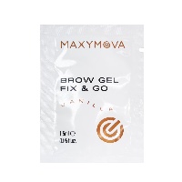 שקית ניסיון בודדת ג׳ל קרטין לגבות Brow gel fix&go maxymova