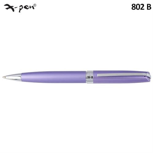 עט לג'נד אנודייז סגול כסף כדורי XP-802b X-Pen LEGEND Anodize