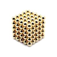 מגנובול - 125 כדורים מגנטים זהב - Magnoballs