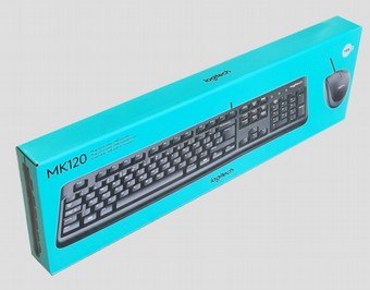 סט מקלדת ועכבר חוטיים LogiTech MK120