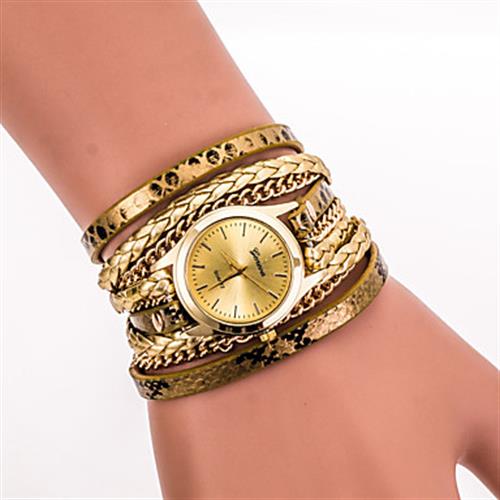 Fancy Goldish Bracelet Watch