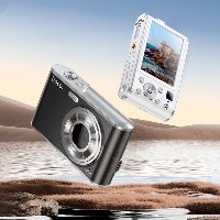 מצלמה דיגיטלית Hoco Dual Lens DV203 48MP כסוף