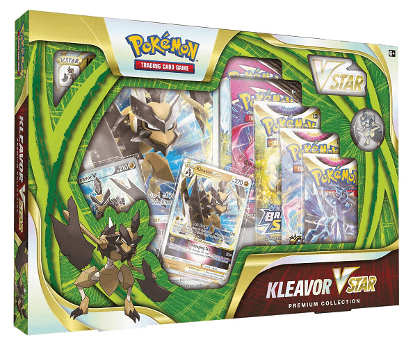 Pokemon TCG: Kleavor VSTAR Premium Collection קלפי פוקימון מקוריים מארז וי קליבור