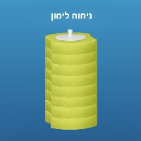 ראשים חד פעמיים להחלפה במתקן לניקוי אסלות