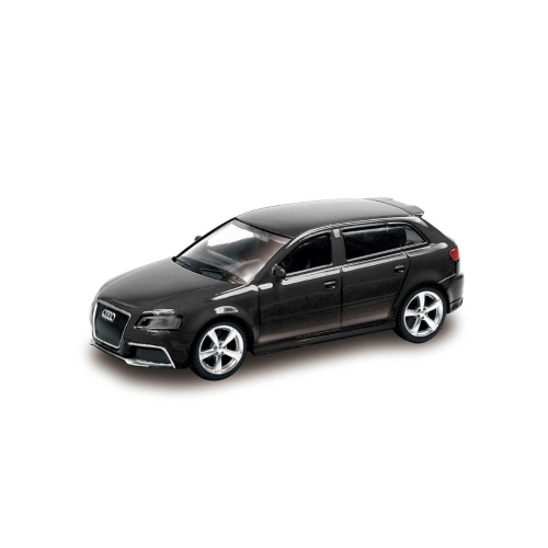 דגם מכונית אודי שחורה - RMZ DIE CAST 1:43 AUDI RS3 SPORTBACK #4011