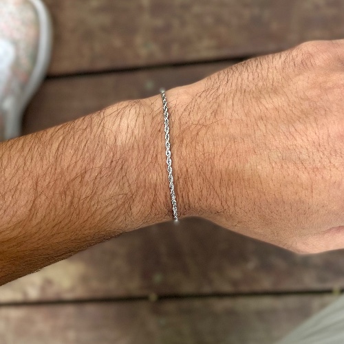 Gino bracelet Silver 2mm