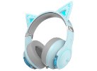 תכלת - אוזניות קשת אלחוטיות לגיימינג Edifier G5BT-B-CAT Gaming Headphones with NC 40mm