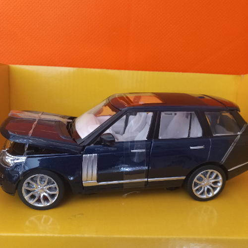 דגם רכב ריינג' רובר כחולה - MSZ RANGE ROVER -1:24