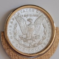 מחזיק מפתחות עם' מטבע  ONE DOLLAR - ארה"ב, שנת 1886