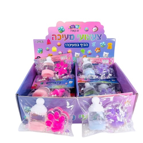 סקווישי פינצ׳י בקבוק וכף רגל - SQUISHY PINCHY MKD 5350