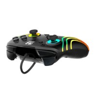 בקר גיימינג חוטי צבע שחור Turtle Beach Afterglow Wave Wired Controller for Nintendo Switch 2 – שלט משחק שחור מואר ב-RGB