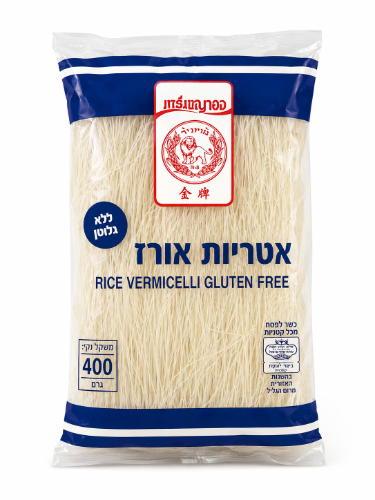 אטריות אורז דקות ללא גלוטן 400 גרם - מזרח ומערב
