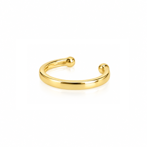 עגיל cuff זהב 14 קרט