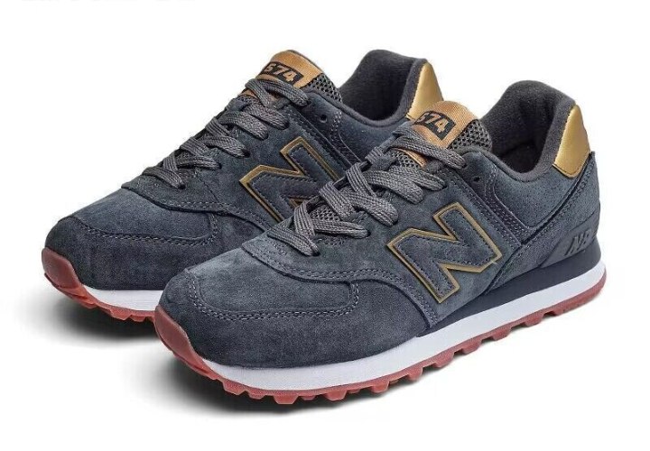 נעלי ניו בלאנס New Balance 574 כחול זהב