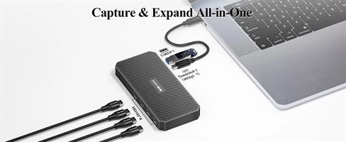 Acasis Thunderbolt 3 4K/30Hz 4x HDMI Video Capture Card