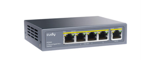CUDY 4-Channel Gigabit PoE++ Extender POE40