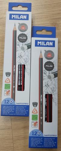 מארז 12 עפרונות משולשים MILAN