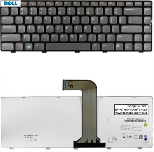 החלפת מקלדת למחשב נייד דל Dell VOSTRO 2520 3350 1440 V1440 V1450 1450 V131 Keyboard - 04341X , 9Z.N5XSW.00U , NSK-DX0SW