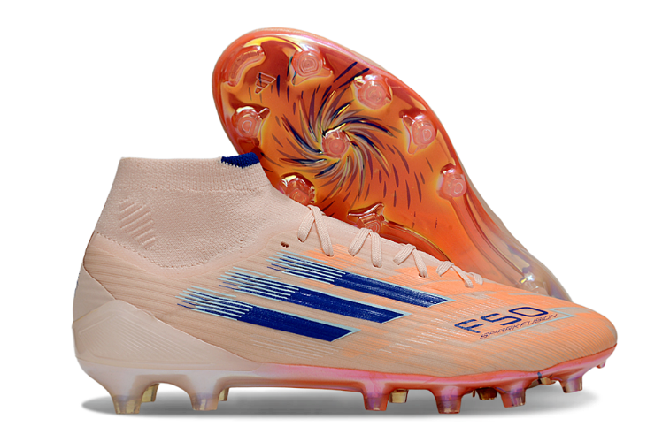 נעלי כדורגל אדידס Adidas F50 Elite II כתום כחול