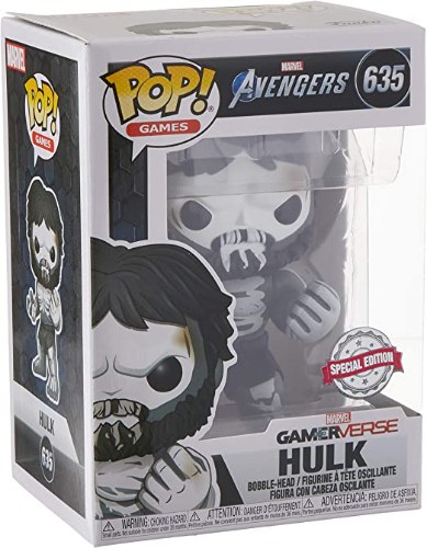 בובת פופ Funko Pop! Games: Marvel Gamerverse Avengers - Skeleton Hulk Exclusive #635