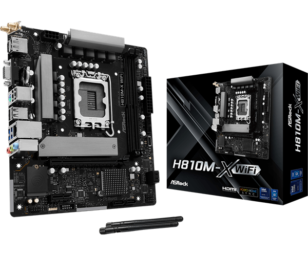 לוח אם – ASRock H810M-X WiFi