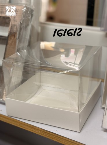 קרטון מכסה שקוף 16/16/12 מתאים לבנטו