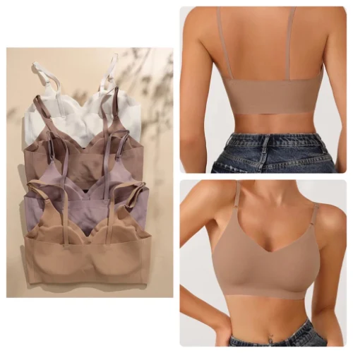 מארז 4 חזיות Bralette ללא תפר