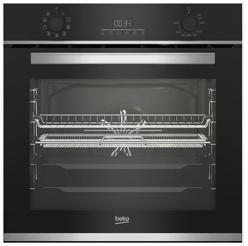 תנור בילד אין בקו Beko BBIM13303X עם AirFry גימור שחור