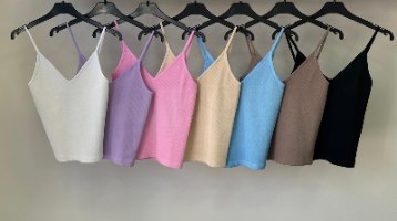 V Rib Tank Top