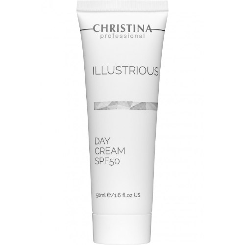 קרם יום עשיר טיפול בכתמים עם הגנה מהשמש Christina Illustrious Day Cream 50SPF